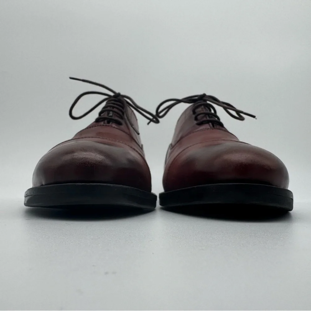 To Boot New York Dover Brown Leather Lace Up Cap Toe Oxford Size 8 M